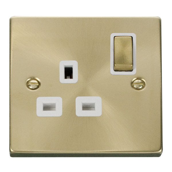 Click VPSB535WH 1 Gang 13A DP ‘Ingot’ Switched Socket Outle