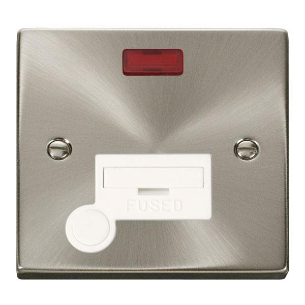 Click VPSC053WH 13A Fused Connection Unit With Flex Outlet & Neon