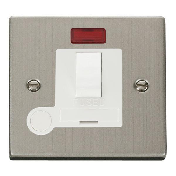 Click VPSS052WH 13A Fused Switched Connection Unit With Flex Outlet & Neon