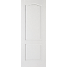 2040X726X40Mm Classical 2 Panel White Moulded