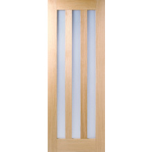 2040X726X40Mm Oak Utah 3L With Frosted Glass Prefinished