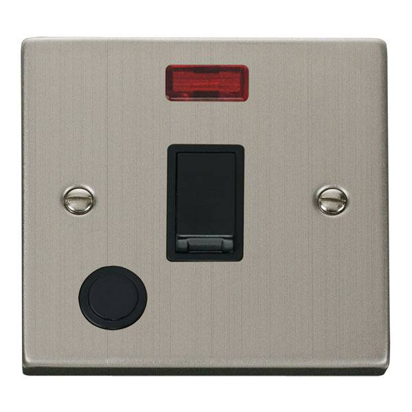 Click VPSS023BK 20A 1 Gang DP Switch With Flex Outlet And Neon