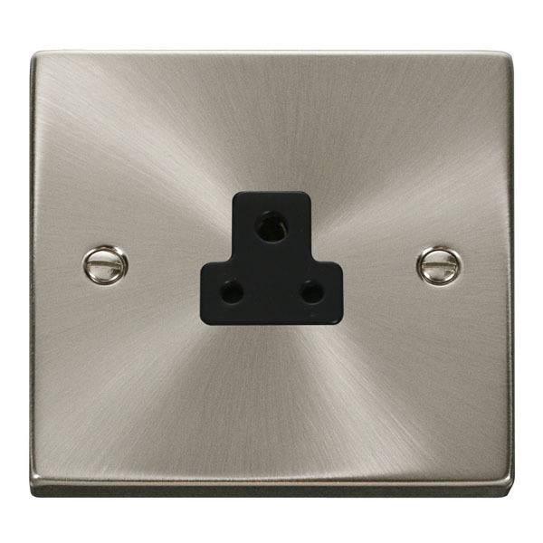 Click VPSC039BK 2A Round Pin Socket Outlet