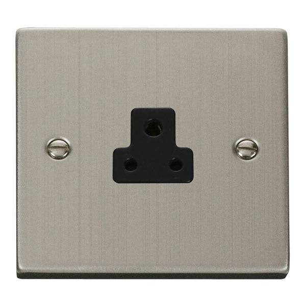 Click VPSS039BK 2A Round Pin Socket Outlet 