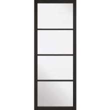 78X21 Black Soho Glazed Internal Door