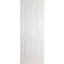 78X24 Mayfair 4P Shaped Top White Moulded
