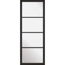 78X27 Black Soho Glazed Internal Door