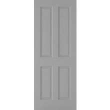78X27 Textured 4 Panel Panel Fire Door Grey