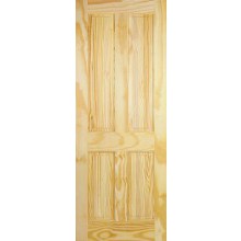 78X30 4 Panel Clear Pine