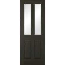 78X30 Smoked Oak Richmind 2P/2L Glazed Internal Door