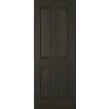 78X33 Smoked Oak Regency 4 Panel Solid Internal Door