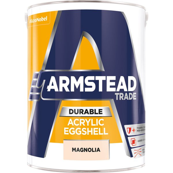 Armstead Durable Acr/Eggshell Magnolia 5L