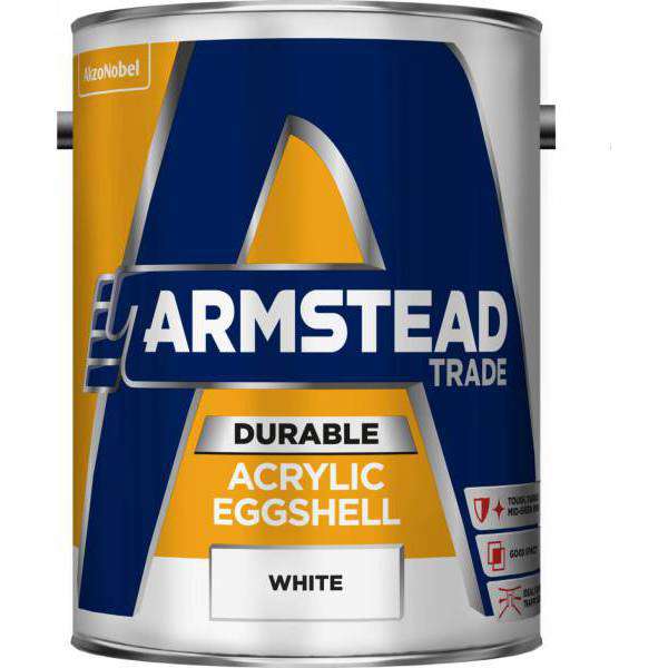 Armstead Durable Acr/Eggshell White 5L