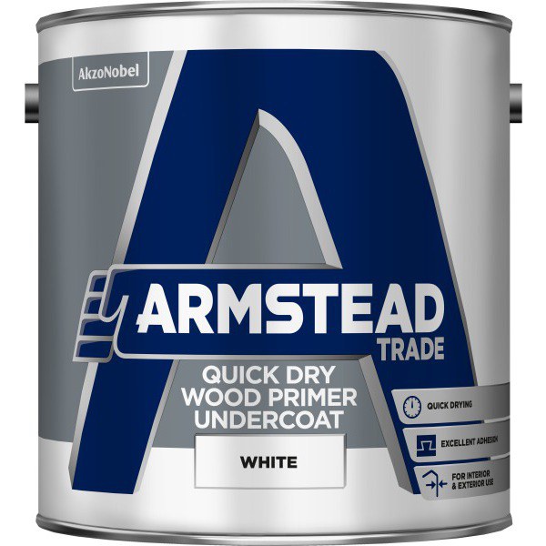 Armstead Primecoat 2.5l Acrylic Wood Primer/Undercoat