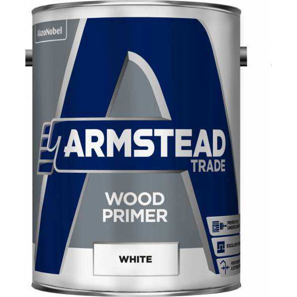 Armstead Primecoat 2.5ltr Wood Primer White