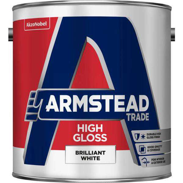 Armstead Trade High Gloss Brilliant White 1ltr