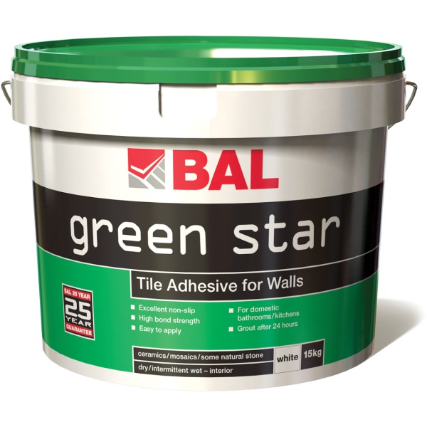 BAL Green Star Tile Adhesive 15kg