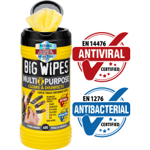 Big Wipes Multi-Purpose Pro+ Antiviral 80 Tub
