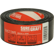 Suregraft Cloth Tape 48mm x 50m Black