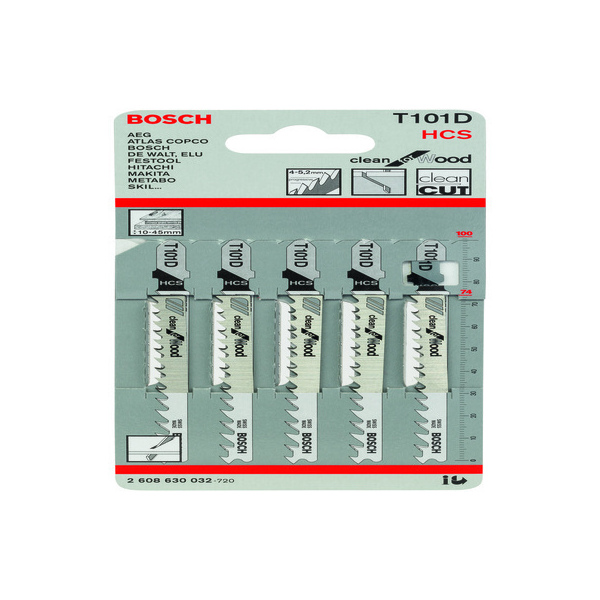 Bosch Pk/5 T101D Jigsaw Blade 2608 630 032 T
