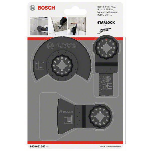 Bosch Multiblade OMT Set For Tiles 3pcs