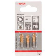 Bosch Pk/3 Screwdriver Bit PZ2 Maxgrip 2607001593