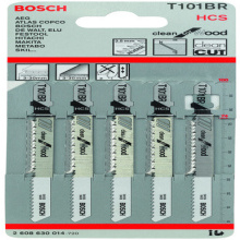 Bosch T101BR Clean For Wood Jigsaw Blades 5 Pack