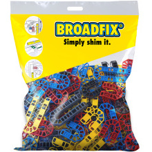 Broadfix U-SHAPED Packers Mix Colour Coded (Pack of 200) 1-10mm 