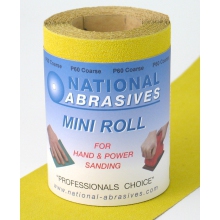 Buildbase Yellow A/Ox S/Paper 5mtr x115mm P120