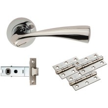 Carlisle Brass Sintra Latch Pack - Ultimate Door Pack Polished Chrome