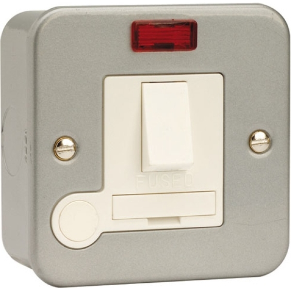 Click CL052 13A Fused Connection Unit DP Switched With Neon And Optional Flex Outlet