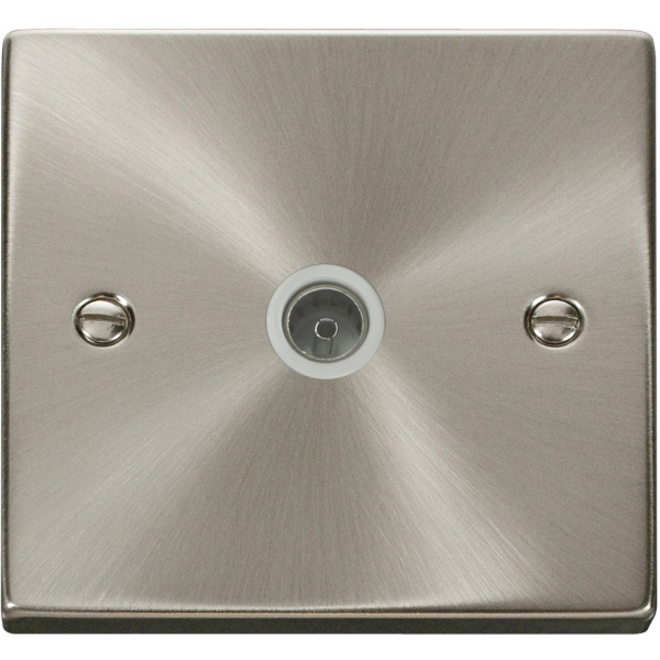Click VPSC065WH Single Coaxial Socket Outlet