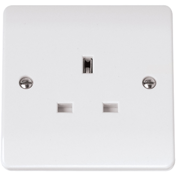Click CMA030 13A 1 Gang Unswitched Socket Outlet