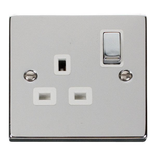 Click VPCH535WH 1 Gang 13A DP ‘Ingot’ Switched Socket Outlet