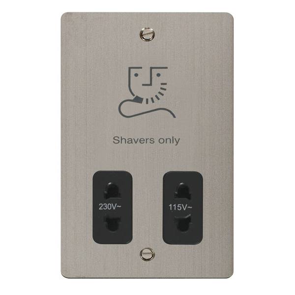 Click FPSS100BK 115/230V Shaver Socket Outlet 