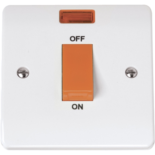 Click CMA200 45A 1 Gang Single Cooker Switch