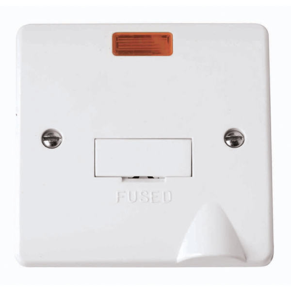 Click CMA053 13A Fused Connection Unit with Flex Outlet & Neon
