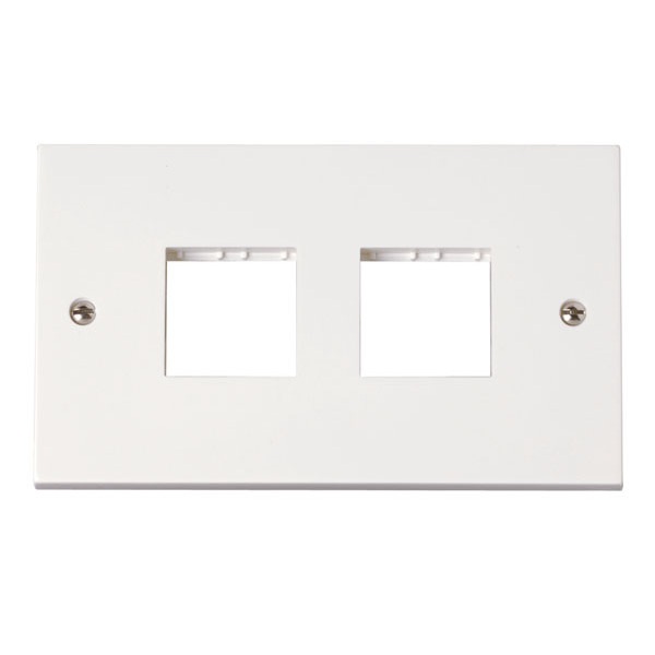 Click PRW401 1 Gang Switch Plate With 1 Module Aperture