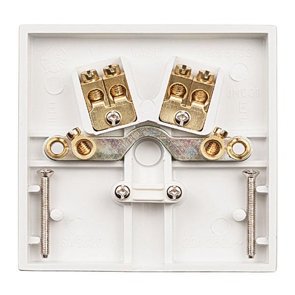 Click PRW017 20A Flex Outlet Plate With Terminals