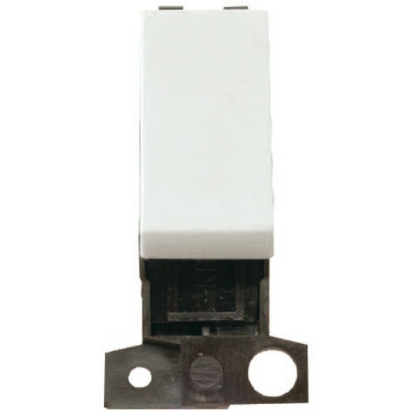 Click Scolmore MD004WH 2 Way 10A Retractive Switch Module- White