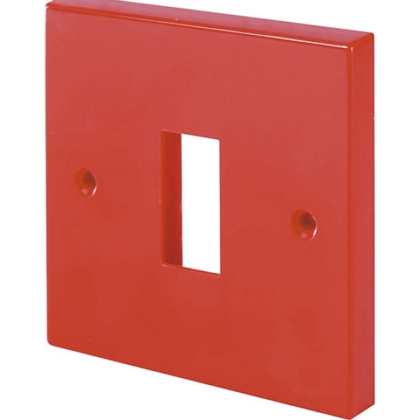 Click Scolomore WA401RD Single Switch Plate Red - 1 Aperture
