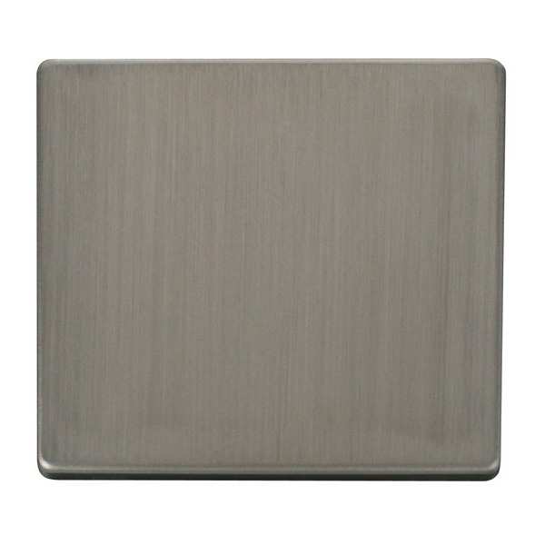 Click SCP060SS 1 Gang Blank Plate Cover Plate - Stainless Steel