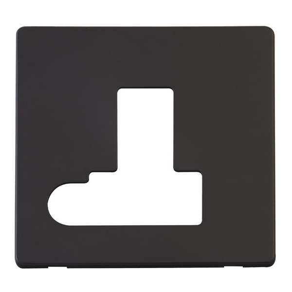 Click SCP151BK Switched Connection Unit With Flex Outlet Cover Plate - Black