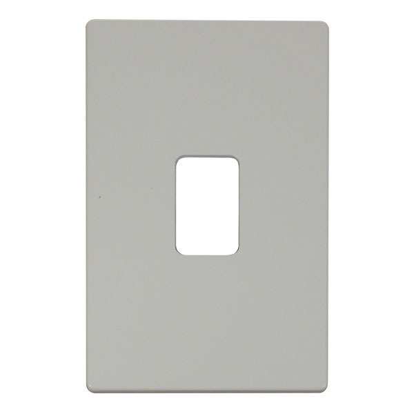 Click SCP202PW 45A 2 Gang Plate Switch Cover Plate - White