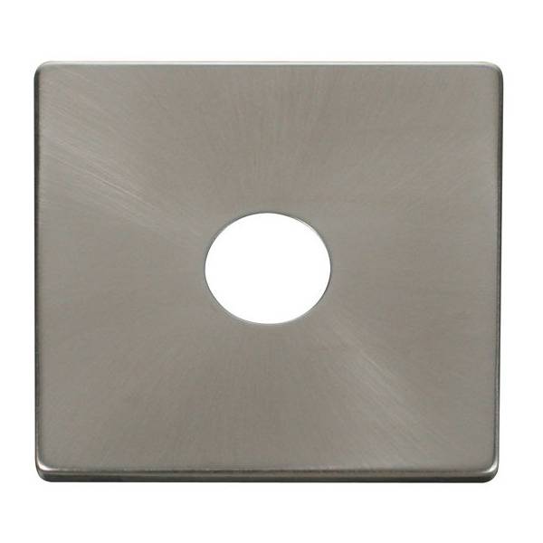 Click SCP221BS 1 Gang Toggle Switch Cover Plate - Brushed Stainless