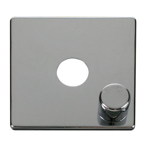 Click SCP241CH 1 Gang Dimmer Switch Cover Plate - Chrome