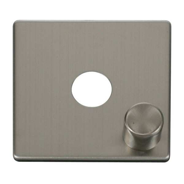 Click SCP241SS 1 Gang Dimmer Switch Cover Plate - Stainless Steel
