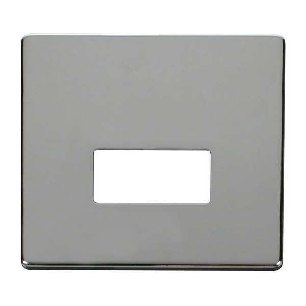 Click SCP250CH Connection Unit Cover Plate - Chrome