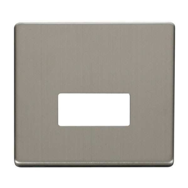Click SCP250SS Connection Unit Cover Plate - Stainless Steel