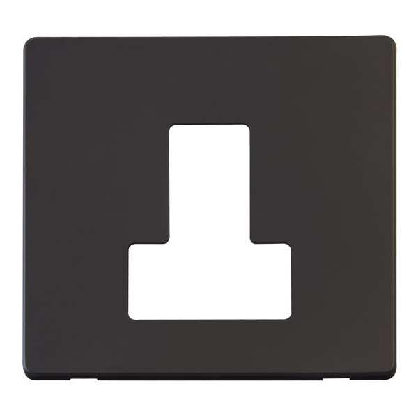 Click SCP251BK Switched Connection Unit Cover Plate - Black